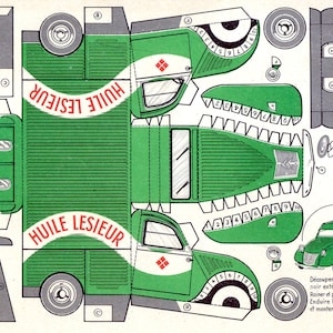 VINTAGE PAPER TOYS &amp; Models 750x Printable Cut-out Images. Vols 1-3 Download - Etsy