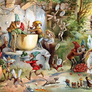 Imprimez 275 ILLUSTRATIONS DE LIVRES POUR ENFANTS (Vol. 1). Charmantes images restaurées - Télécharger