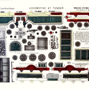 140 modelli di carta stampabili TRASPORTI da ritagliare - Navi, treni, aerei, automobili