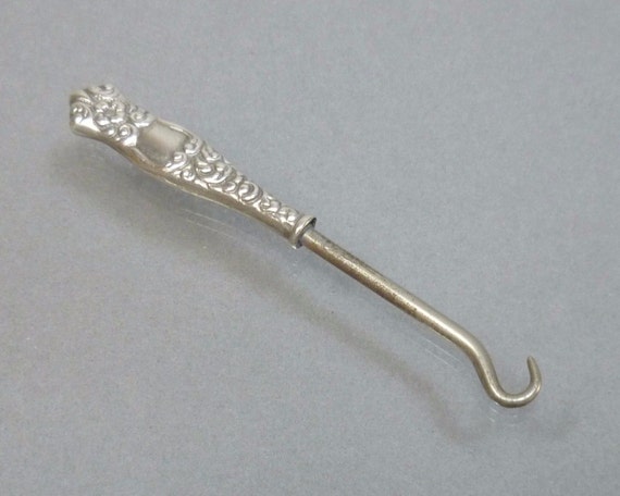 Victorian Glove Wedding Gown Dress Button Hook Sterling Etsy