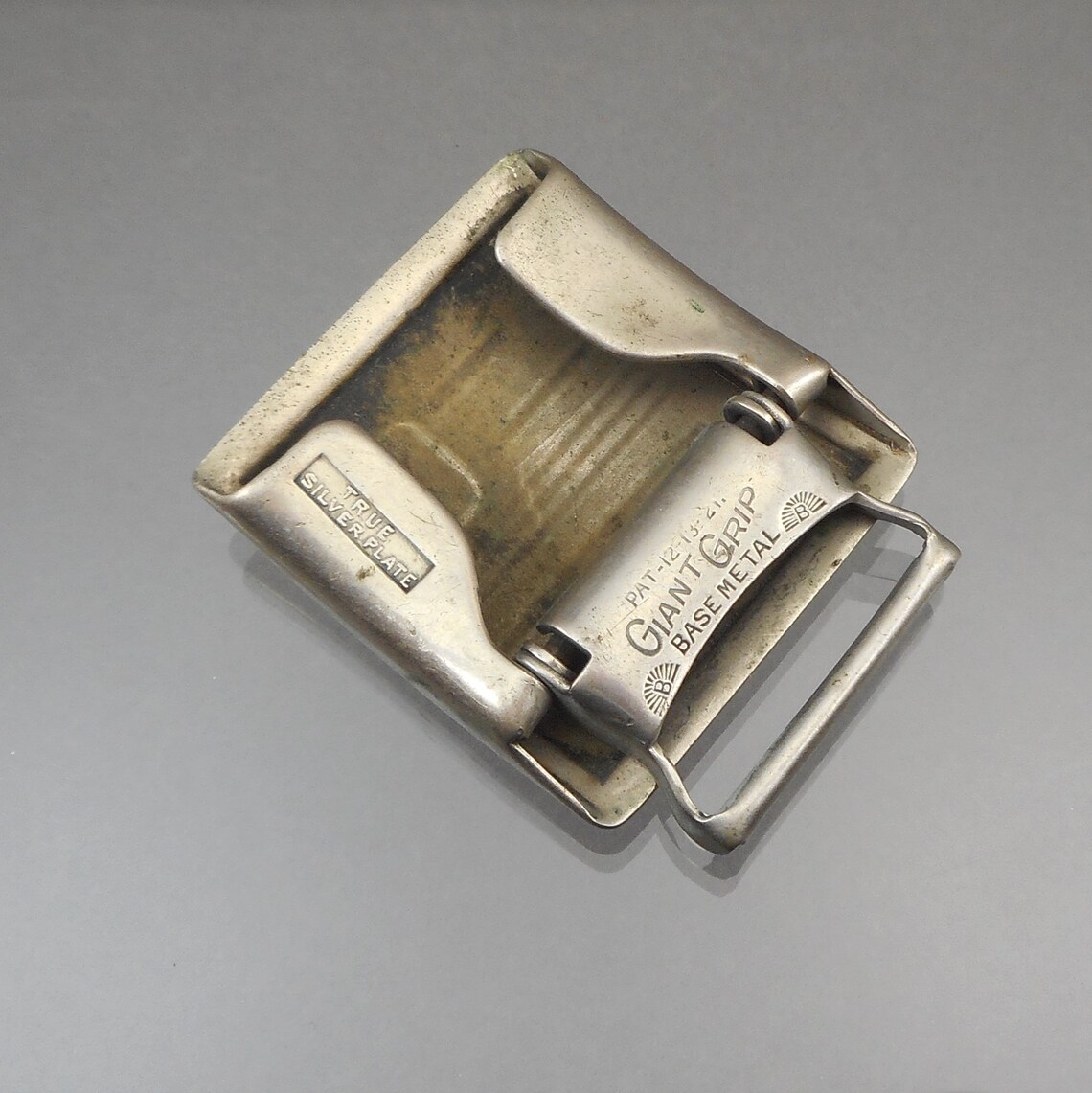 Antique Art Deco Belt Buckle by Giant Grip circa 1920 Etsy