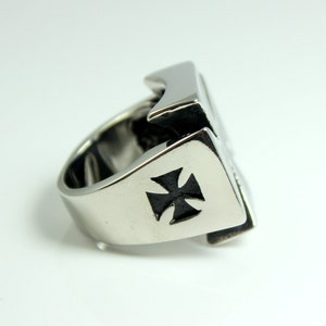 Maltese Cross Ring Men 316ltusk Stainless Steel Rings High Quality ...