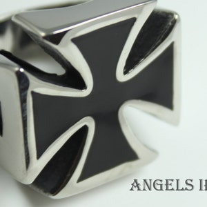 Maltese Cross Ring Men 316ltusk Stainless Steel Rings High Quality ...