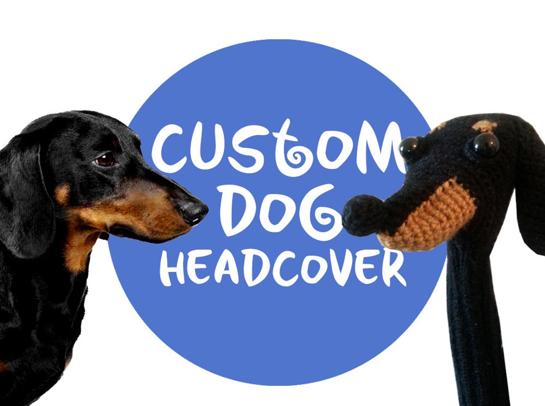 CUSTOM Dog Head Cover Etsy