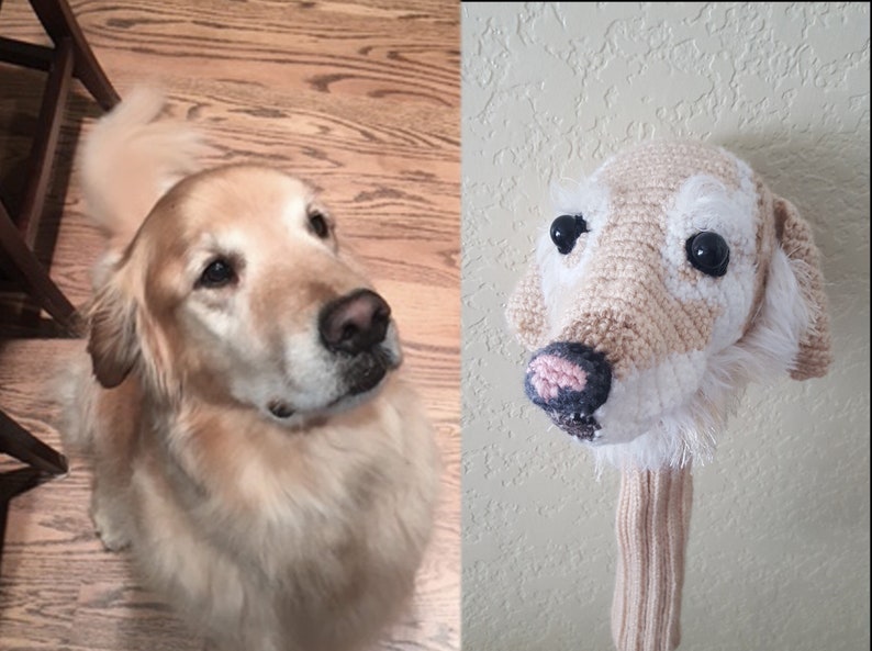 CUSTOM Dog Head Cover Etsy