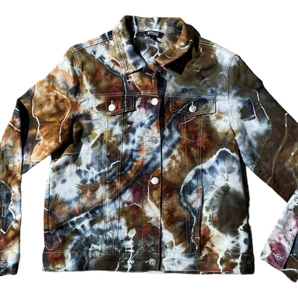 Women Boho Tie Dye Jacket
