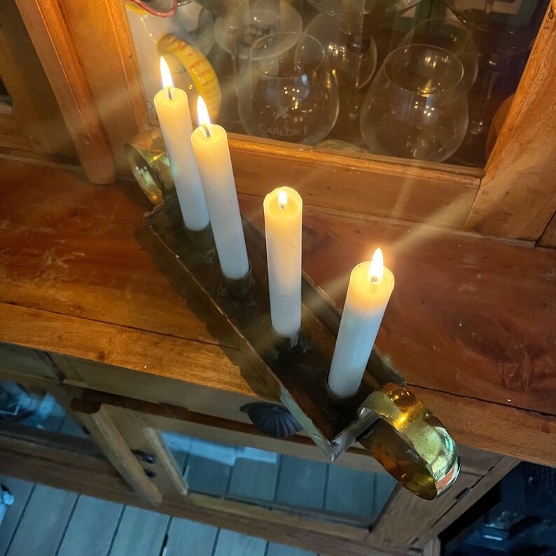 Brass Advent Candle Holder Made in Sweden Swedish Christmas Etsy