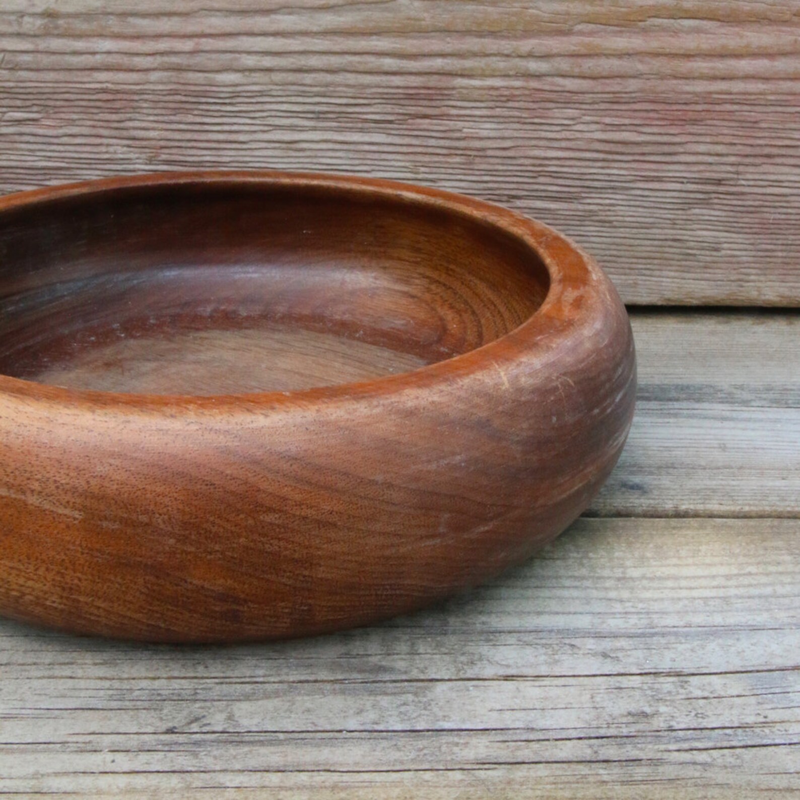 Handmade Walnut Wooden Bowl Folklore Bowl Folk Art Made in Etsy