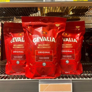 3 Pacs of instant Gevalia Swedish Coffee 200 g (7 oz), Mellanrost, Swedish coffee. Medium roast, Instant Gevalia, Fika Coffee, Sweden