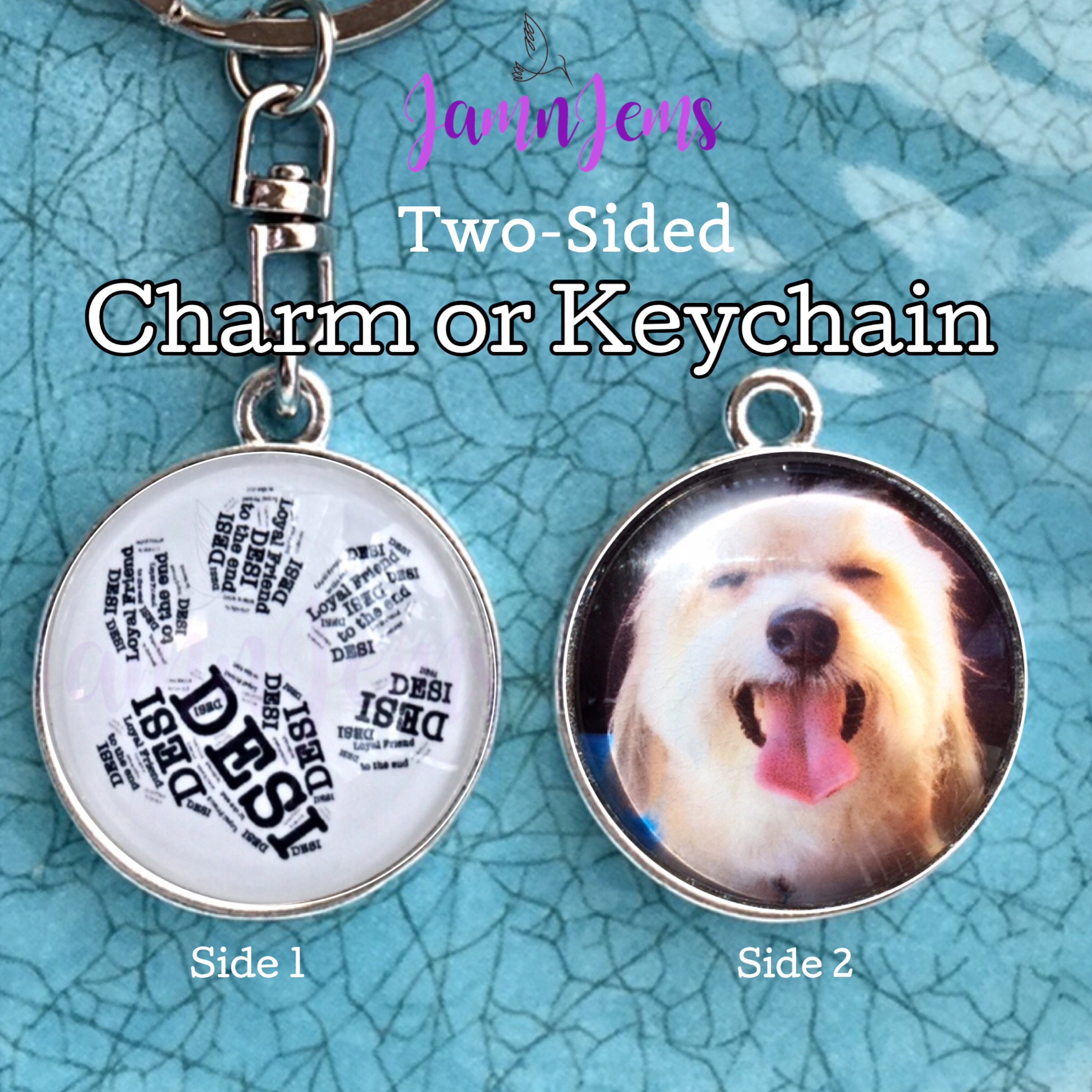 Dog Memorial Keychain Custom Pet Keyring Loss Gift Sympathy Gifts Personalized Photo Charm Remembrance Jewelry Of