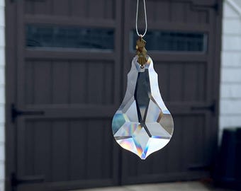 Swarovski Spectra Crystal Chandelier Pendaloques 50MM: Clear Pear, 10 Pieces