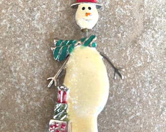 Snowman Vintage Brooch With Wobbly Head, LOT 20
