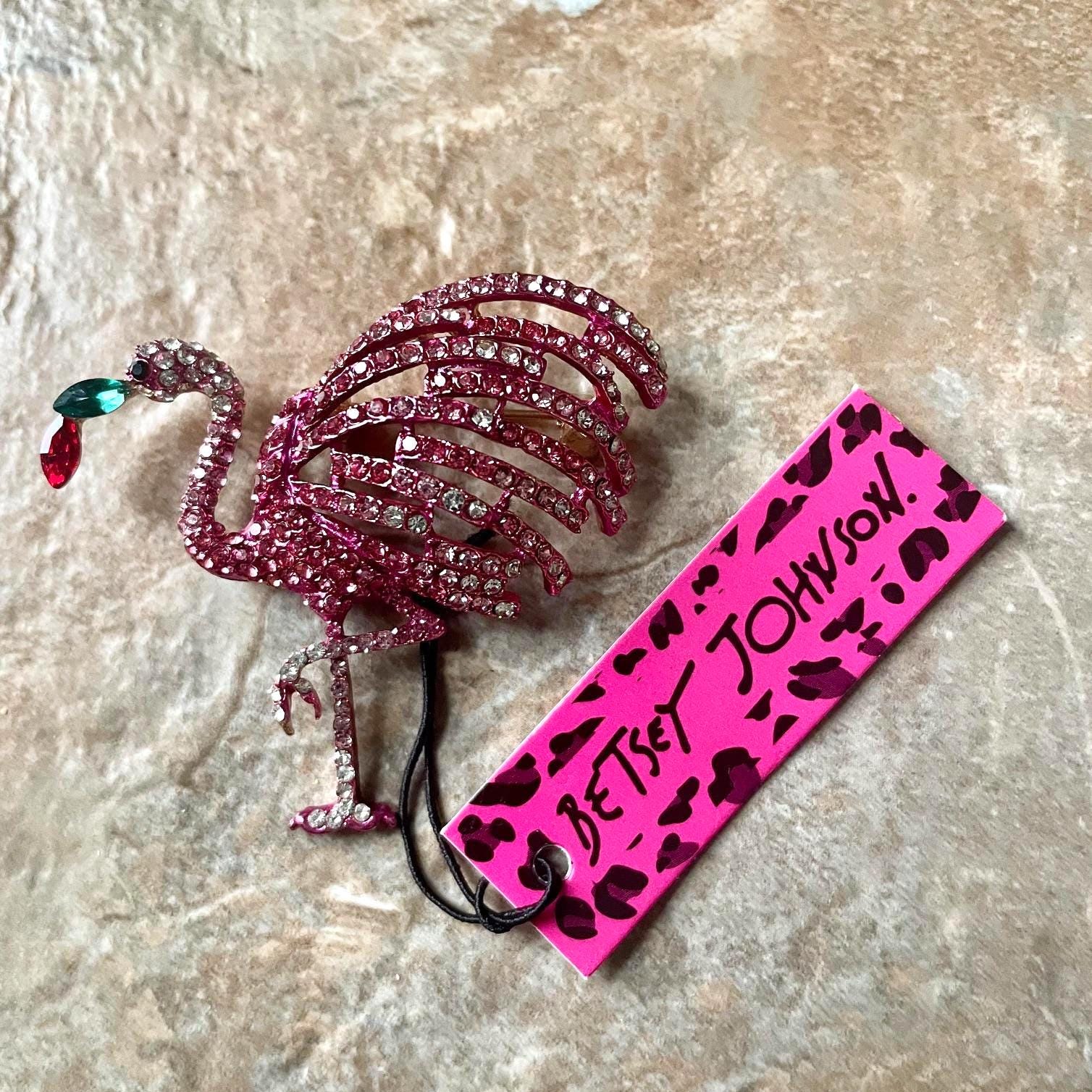 New Vintage! BETSEY JOHNSON Black Rhodium Plated Pavè Crystal Bobby Pins. Gemma Bobby Pin -- Diamond – Jennifer Behr LLC main image 3