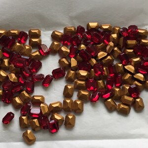 Swarovski Rhinestones, Siam Red Rhinestones,  Made In Austria, 8MM x 6MM, 1ST Quality, 20 Pieces