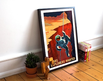 Valles Phobos etc: A4 Olympus Mons A3 A2 SPACEX POSTERS: Retro Mars Prints Valles Phobos etc: A4 Olympus Mons A3 A2 SPACEX POSTERS: Retro Mars Prints