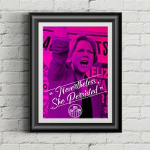 Senator Elizabeth Ann Warren Poster