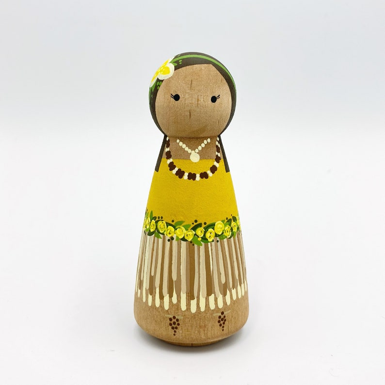 Multicultural Peg Doll Listing is for one doll image 5