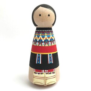 Multicultural Peg Doll Listing is for one doll image 4