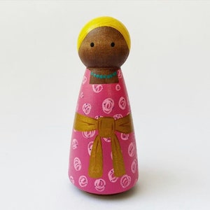 Multicultural Peg Doll Listing is for one doll image 7