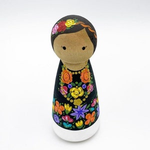 Multicultural Peg Doll Listing is for one doll image 10