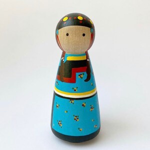 Multicultural Peg Doll Listing is for one doll image 9