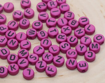 500 Perline Acriliche Con Lettere A-Z E Cuori – Multicolor – Per Bracciali, Collane, Fai Da Te E Regali Personalizzati