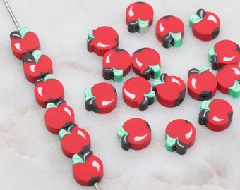 Charm / Breloque Pomme Verte Avec Fermoir Métal - Pour Création De Bijoux - Neuf