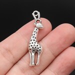 SC2644 8 Letter T Alphabet Charms Antique Silver Tone