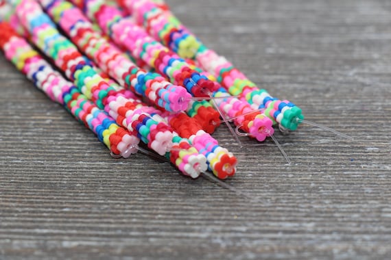 Polymer Clay Beads, Pastel Pink, 4mm Heishi Disk - Golden Age Beads