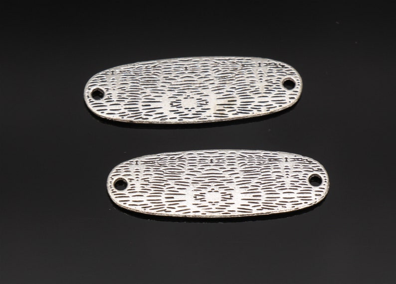 Bulk 30 Pcs Believe Connector Believe Charms Word Charms Antique Silver Tone 33x11mm YD0394