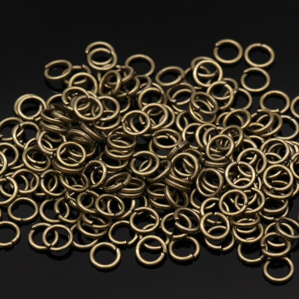 Bulk 5mm Bronze Open Jump Rings-19 Gauge