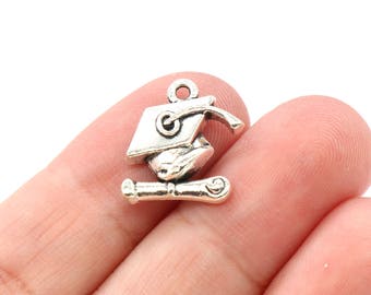 Graduation Diploma Grad Gift Star Charm ON SALE 2018 and 2017 Graduation Bangle 2017 and 2018 Charm and Your Own Lucky Horseshoe Charm
