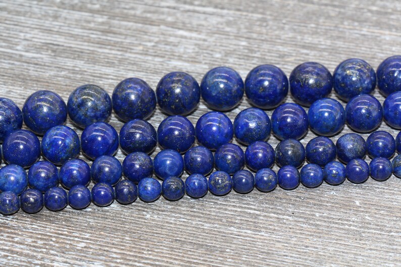Lapis Lazuli Beads Dyed Lapis Lazuli Gemstone Round Beads Etsy