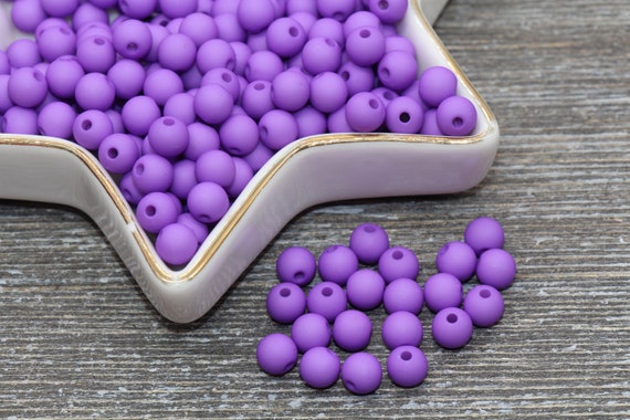 Solid Gumball Bead Set - 6 Solid Gumball Bead Set - 6