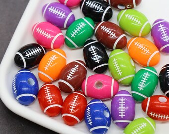 EXCEART 200 Perline A Forma Di Pallone Da Basket – Accessori Per Bracciali, Portachiavi E Creazione Gioielli Sportivi, Arancioni 1,2cm