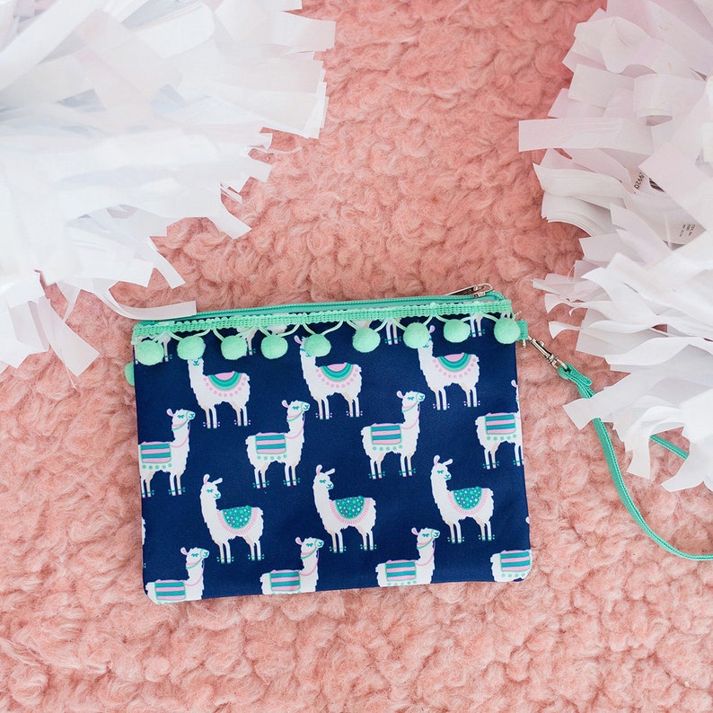 Carry On Monogrammed Llama Duffel Girls Toiletry Pouch Girls Overnight Bag Personalized Girls Duffel Bag Personalized Tote Bag