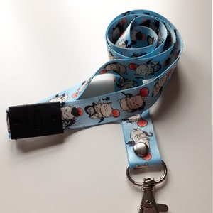 Cute King Mog Moogle Final Fantasy 14 Lanyard image 1