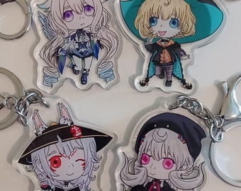 Nijisanji Ethyria Enna Alouette Millie Parfait Nina Kosaka Reimu Endou Acrylic Charm Keychain