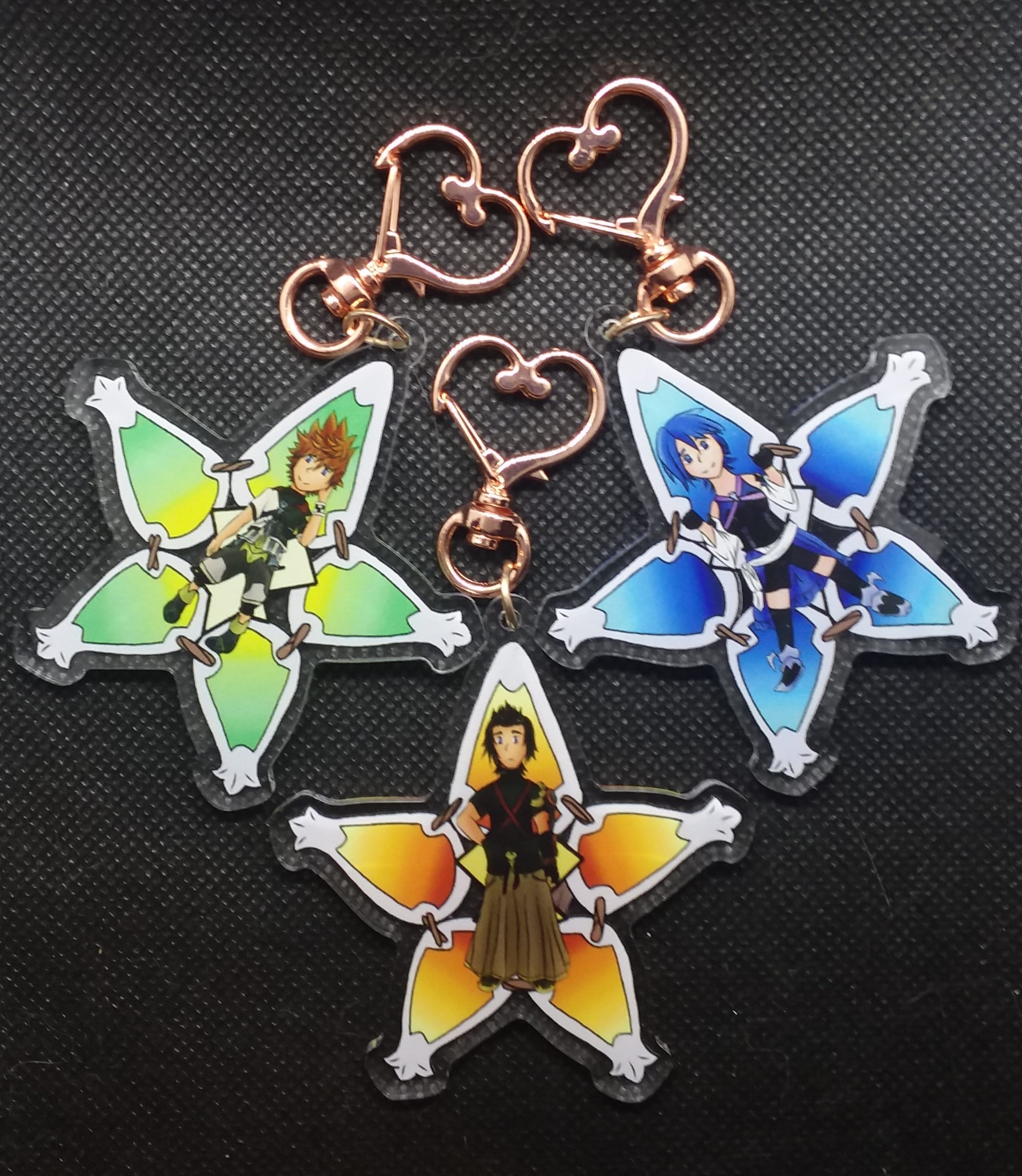 Kingdom Hearts Birth by Sleep Wayfinder Clear Acrylic Keychain 