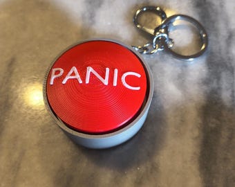 Panic Button Fidget Clicker Keychain