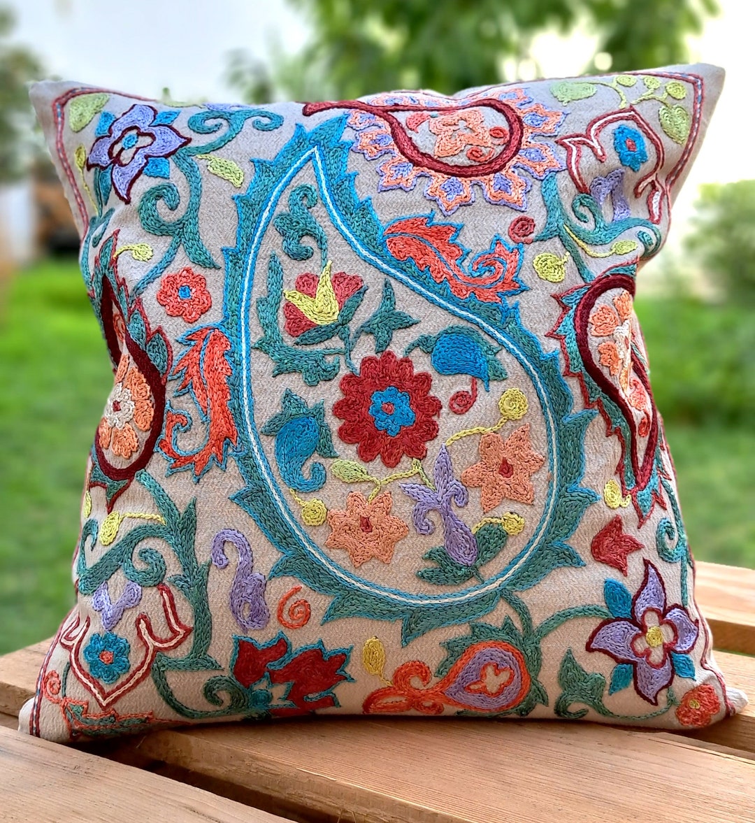 Suzani Handmade Pillow Pillow Casepillow Cover From Etsy
