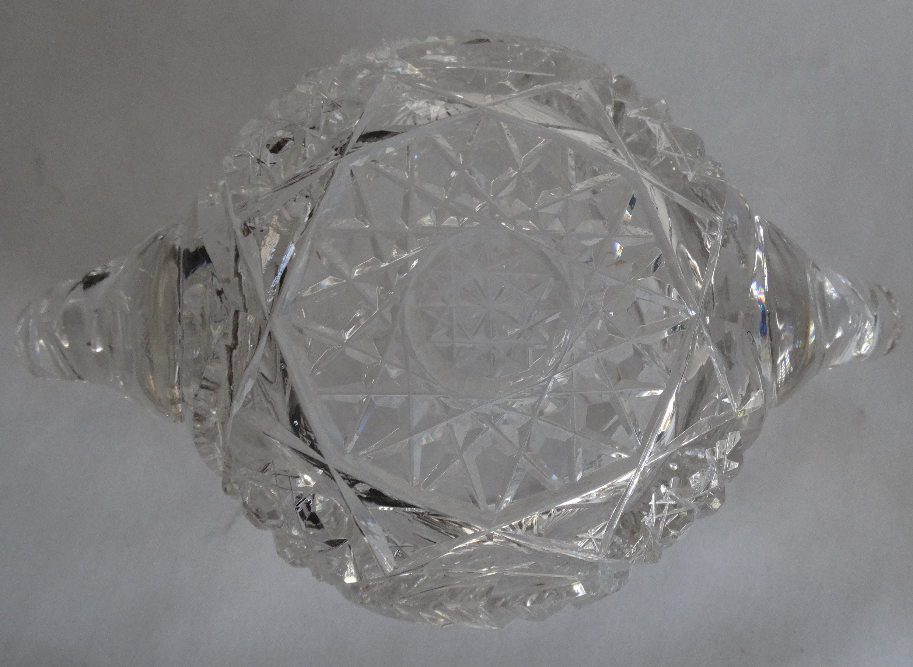 Vintage Lead Crystal Cream and Sugar Set Glass Creamer & Etsy