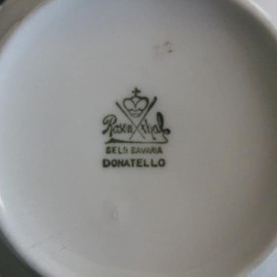 Antique Rosenthal Selb Bavaria Fine China Donatello Pattern