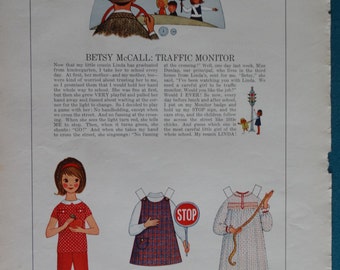 Original Betsy Mccall Paper Doll Magazine Page Titled - Etsy