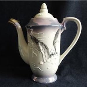 Dragonware Hand Painted Teapot Japanese Moriage
