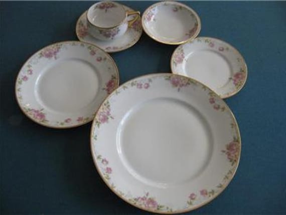 Rosen thale SELB-BAVARIA 陶器　小物入れ　アンティーク Rosen thale SELB-BAVARIA 陶器 小物入れ アンティーク