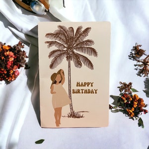 Birthday card | boho card | children card | birthday gift | toddler | girl