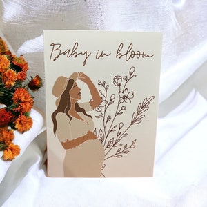 new baby card | boho baby card | palm tree baby card | baby shower gift | newborn gift | pregnancy gift | pregnancy announcement