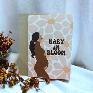 new baby card | boho baby card | palm tree baby card | baby shower gift | newborn gift | pregnancy gift | pregnancy announcement