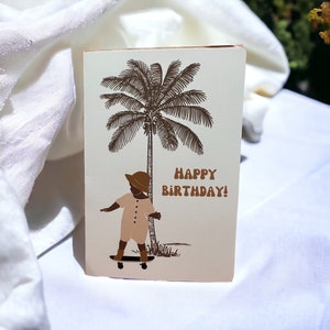Birthday card | boho card | children card | birthday gift | toddler | boy